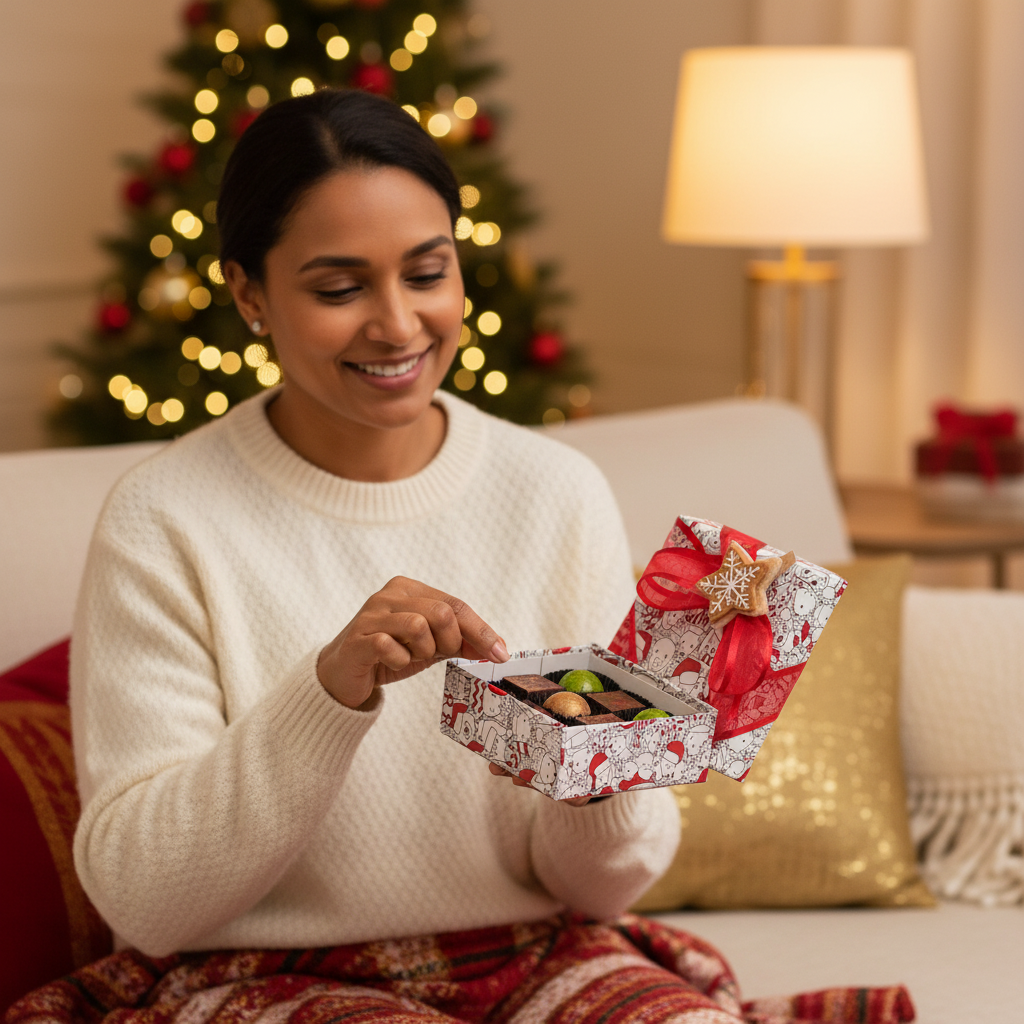 Christmas box 9 pralines 135g