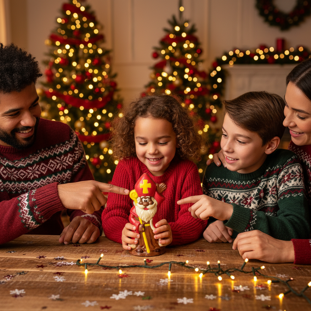 Milk chocolate Saint Nicholas with sceptre 30g