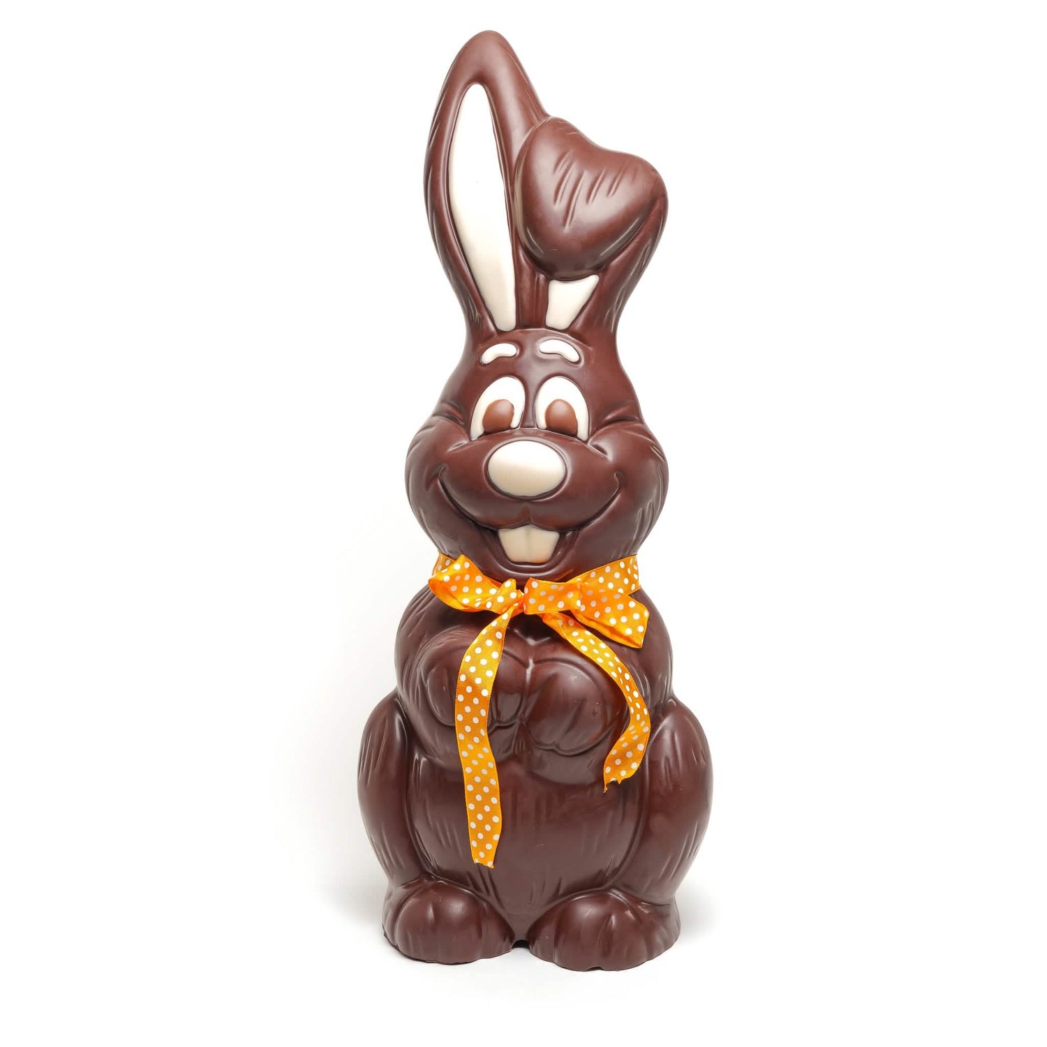 Easter bunny XXL 2,8 Kgs handmade with dark chocolate - The Belgian Chocolate Makers