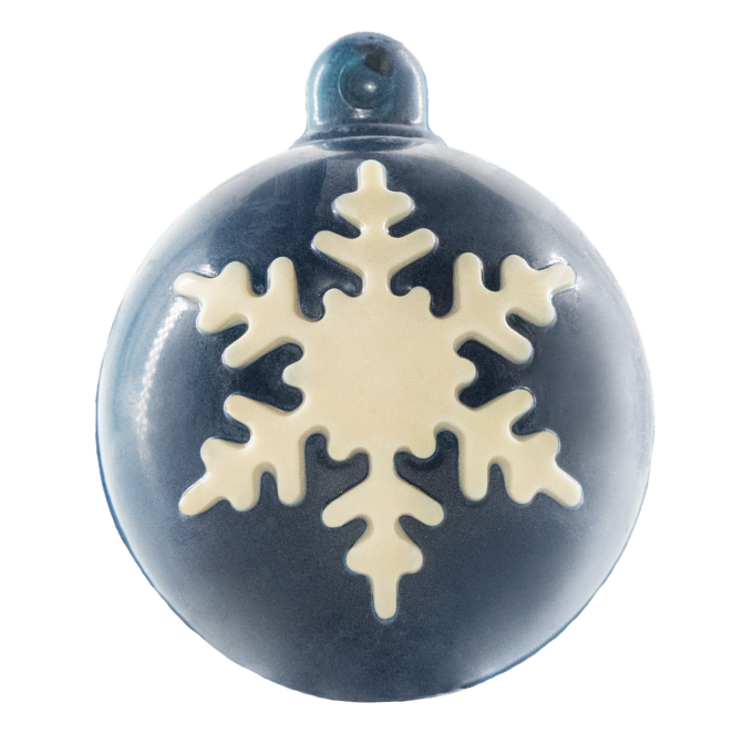 White chocolate festive Christmas bowl 60g