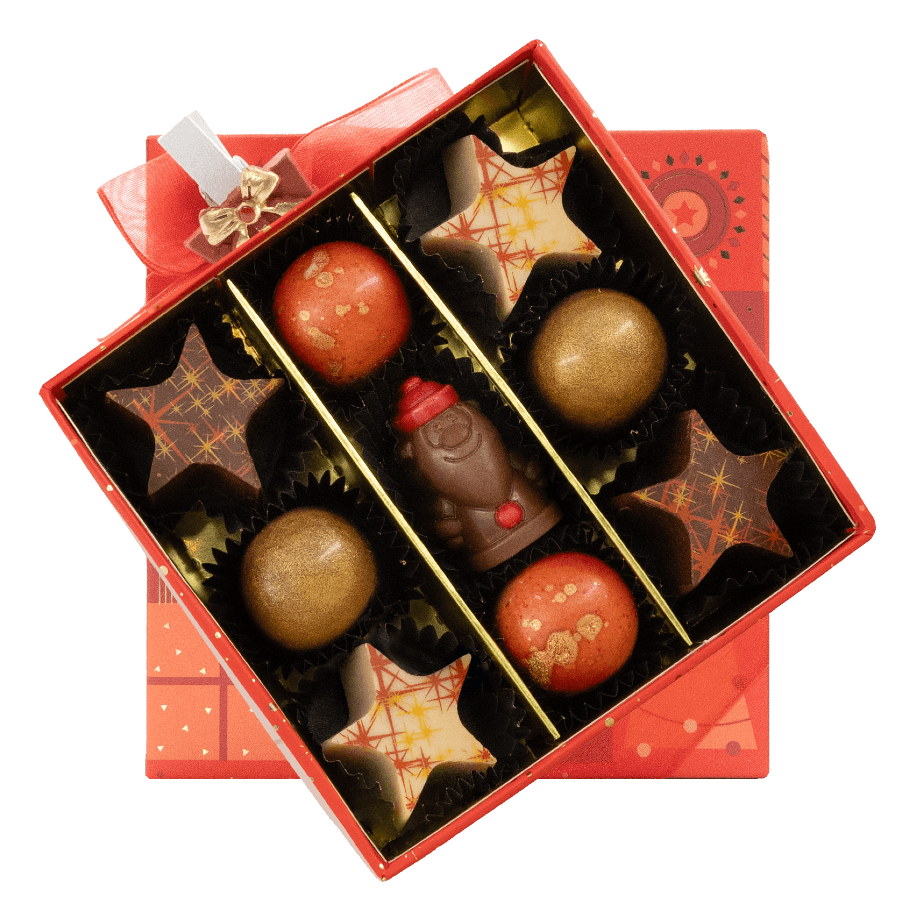 Christmas 9 pralines box ho-ho-ho 135g