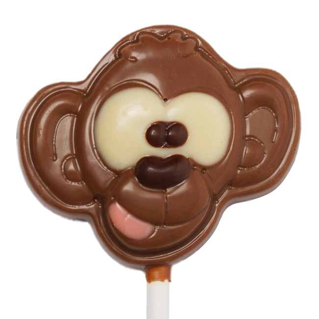 Milk chocolate monkey lollipop 20g