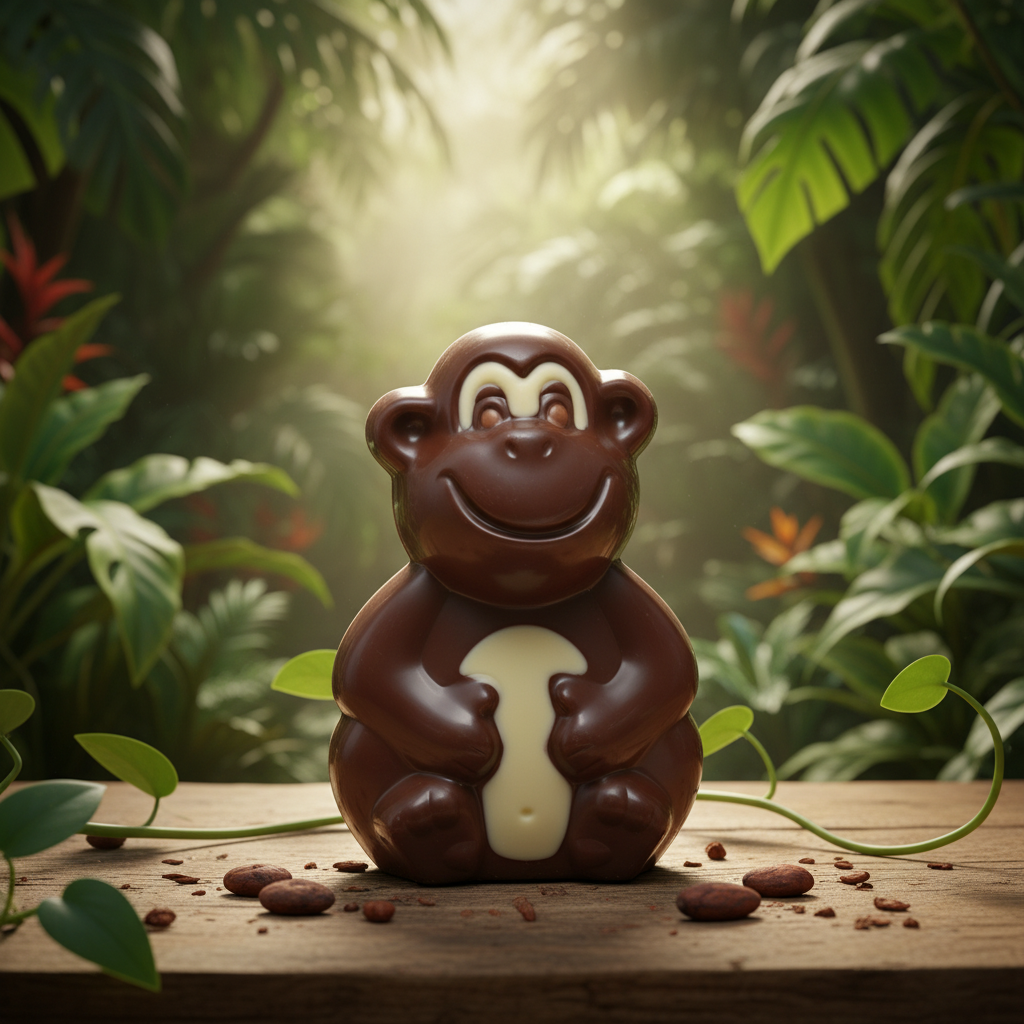 Dark chocolate monkey 100g