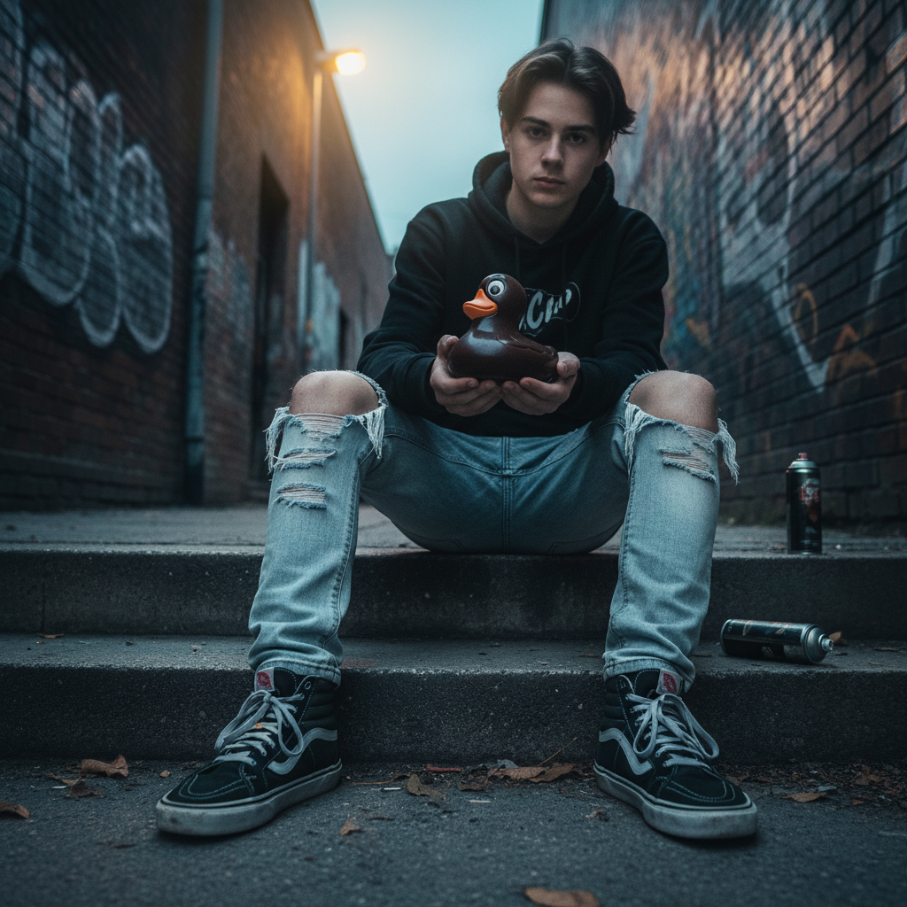 Dark chocolate duck 420g