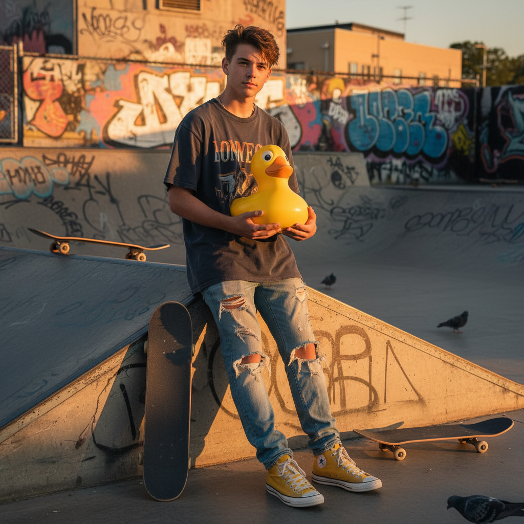 White chocolate yellow duck 300g