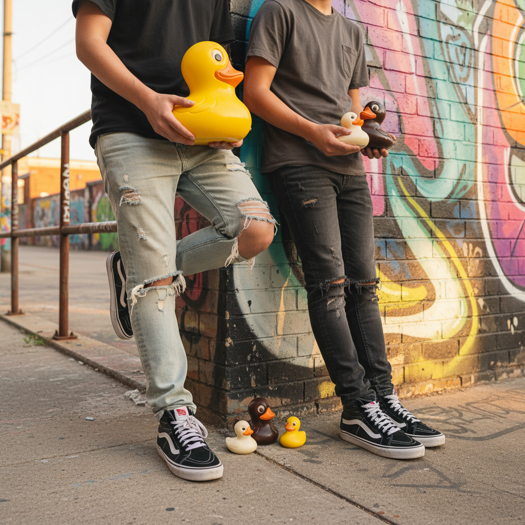 White chocolate yellow duck 300g