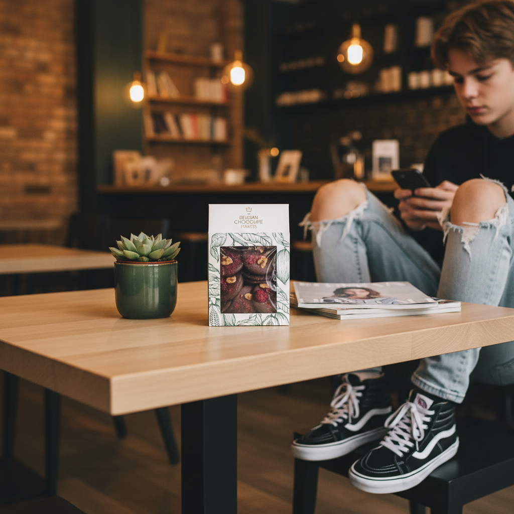 Milk chocolate mendiants with walnut, cranberry, blackcurrant and raspberry chunks