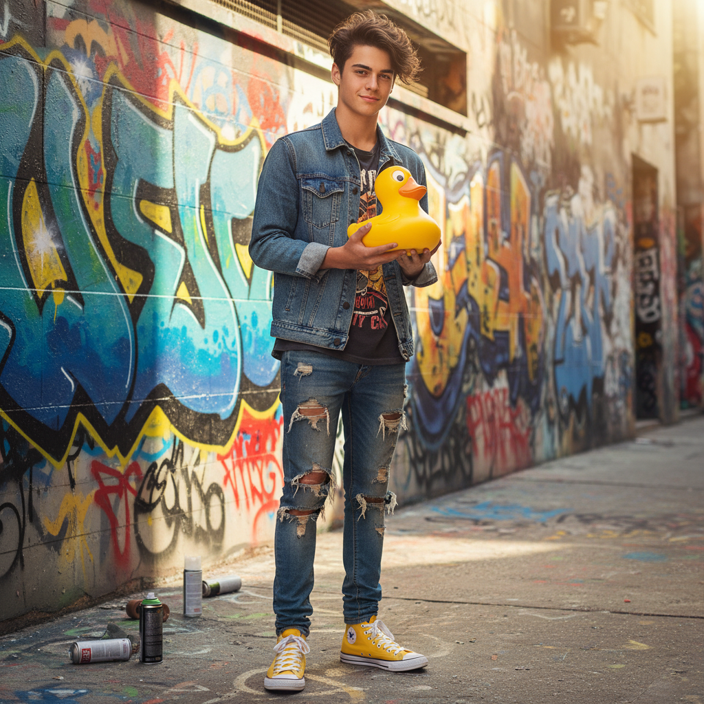 White chocolate yellow duck 300g