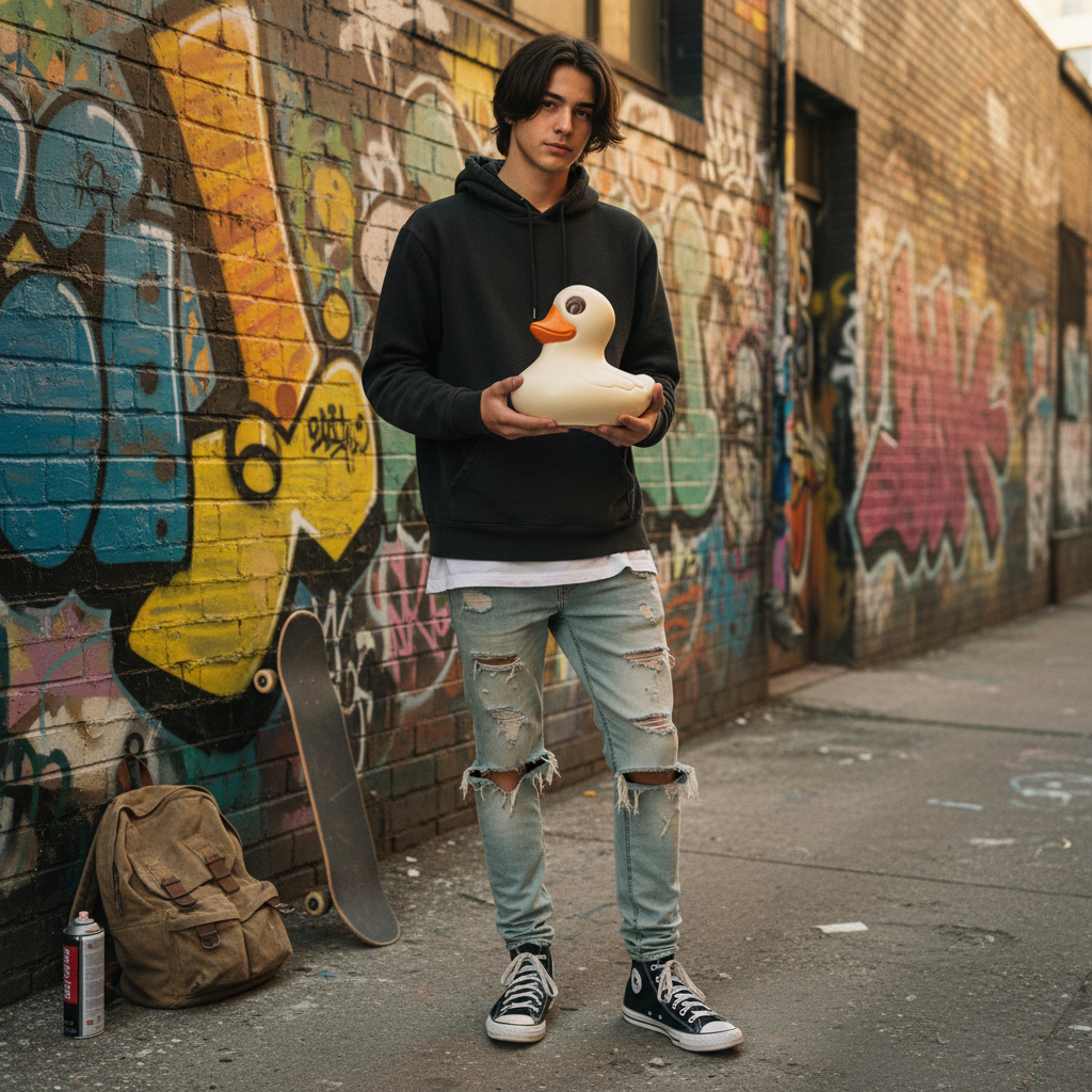 White chocolate duck 420g