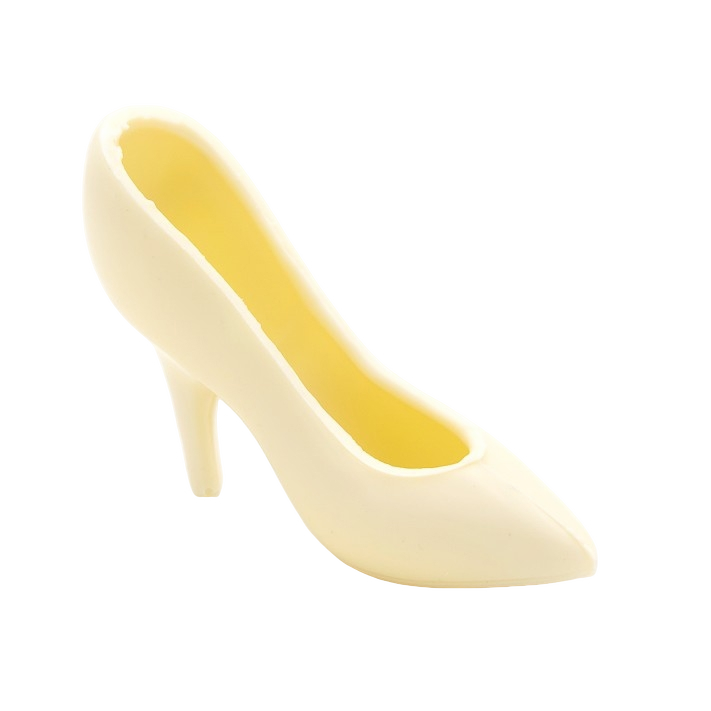 White chocolate high heel 65g