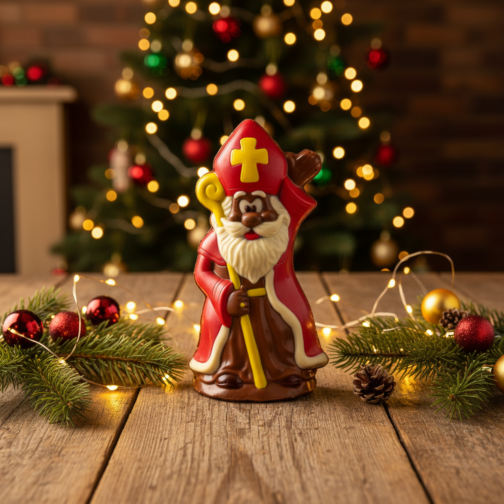 Milk chocolate Saint Nicholas with sceptre 30g
