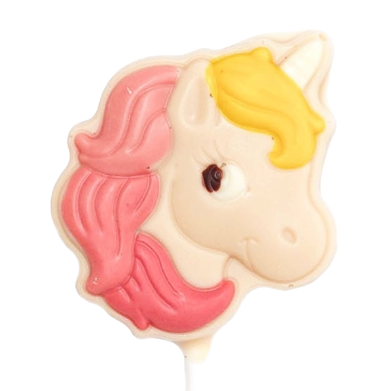 White chocolate unicorn lollipop 20g