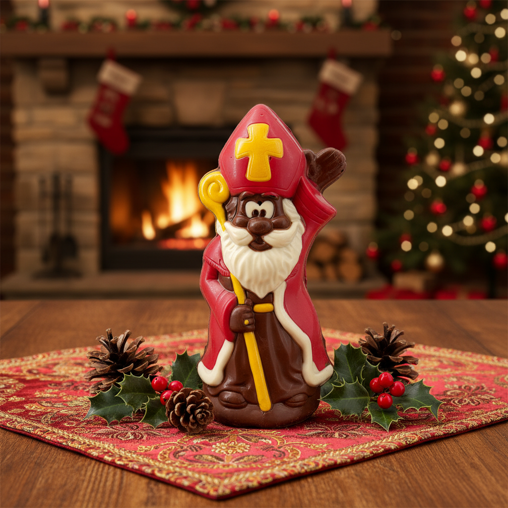 Milk chocolate Saint Nicholas with sceptre 250g