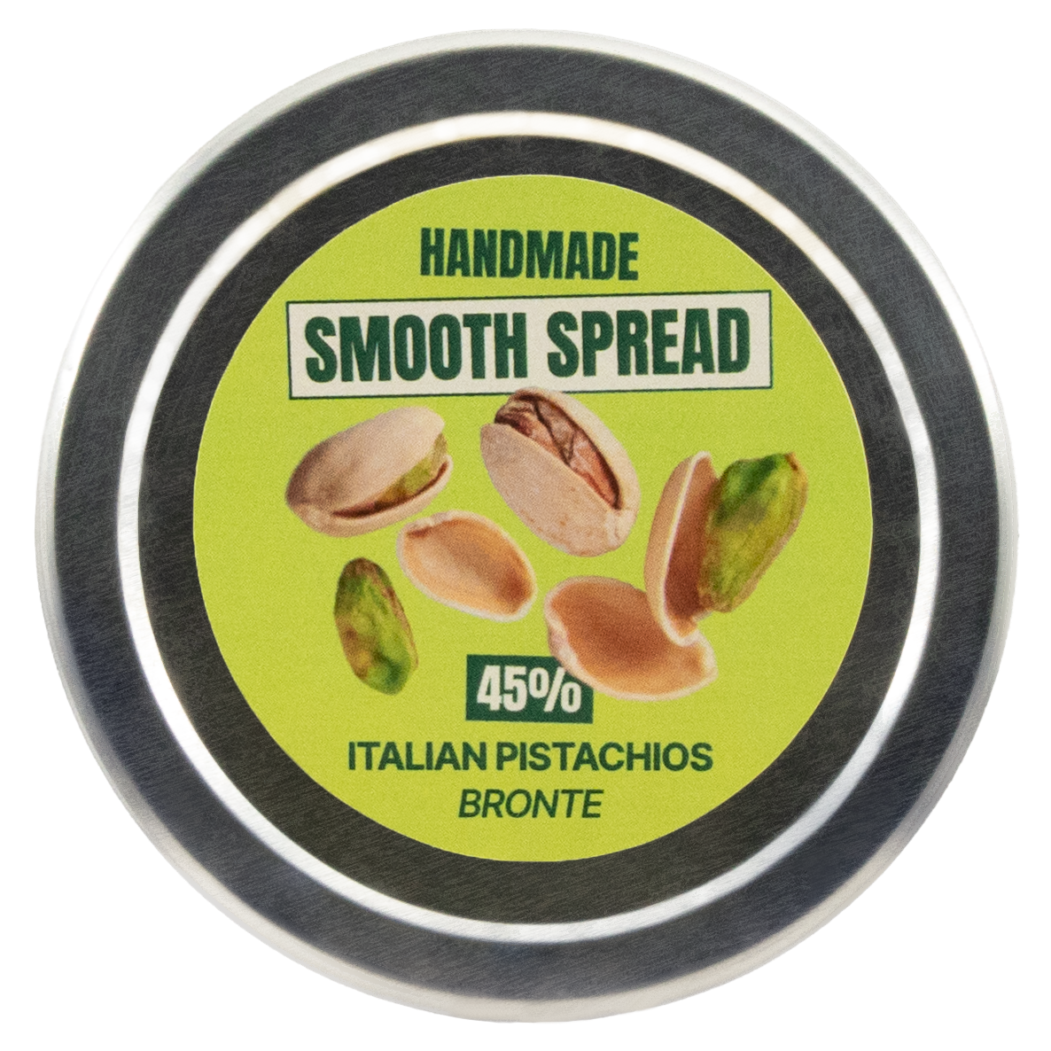 Pistachio spread 250g with 45% Bronte DOP fresh pistachios