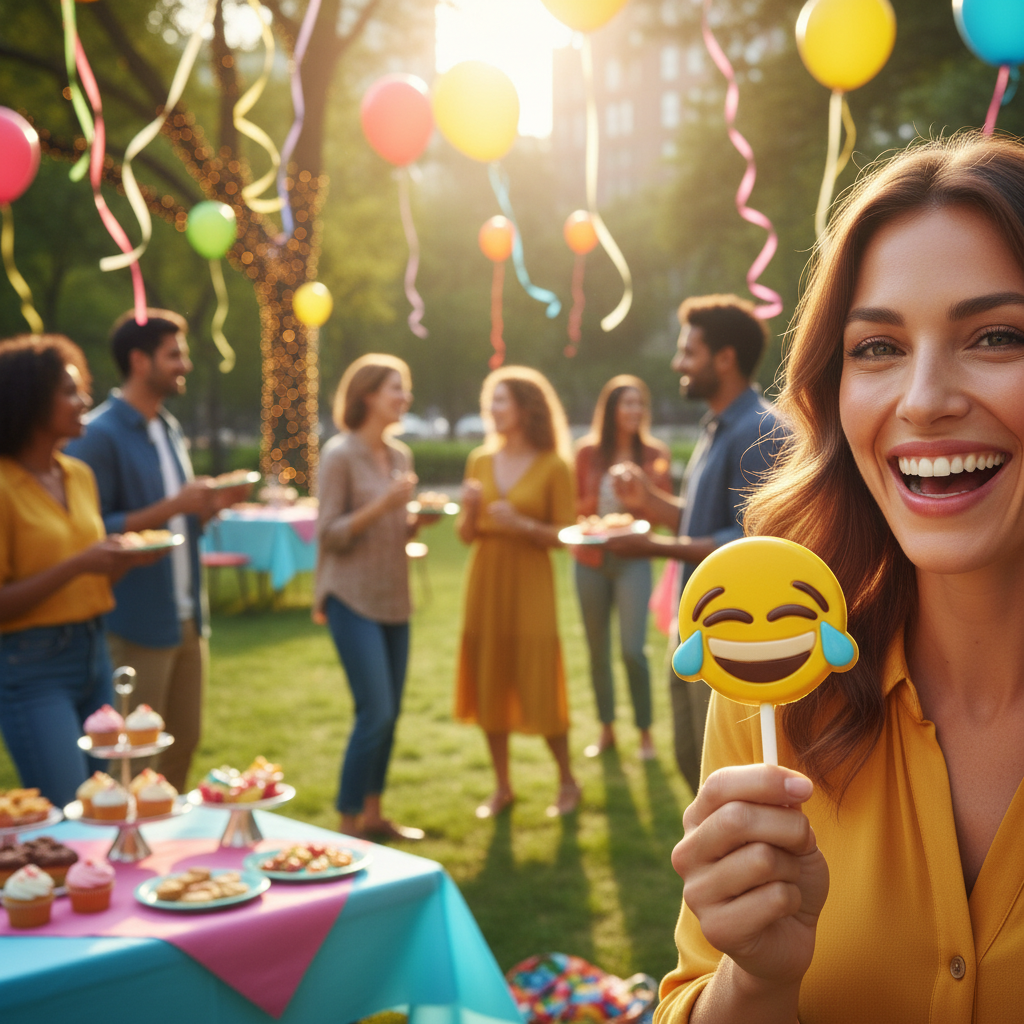 White chocolate emoji joy lollipop 30g