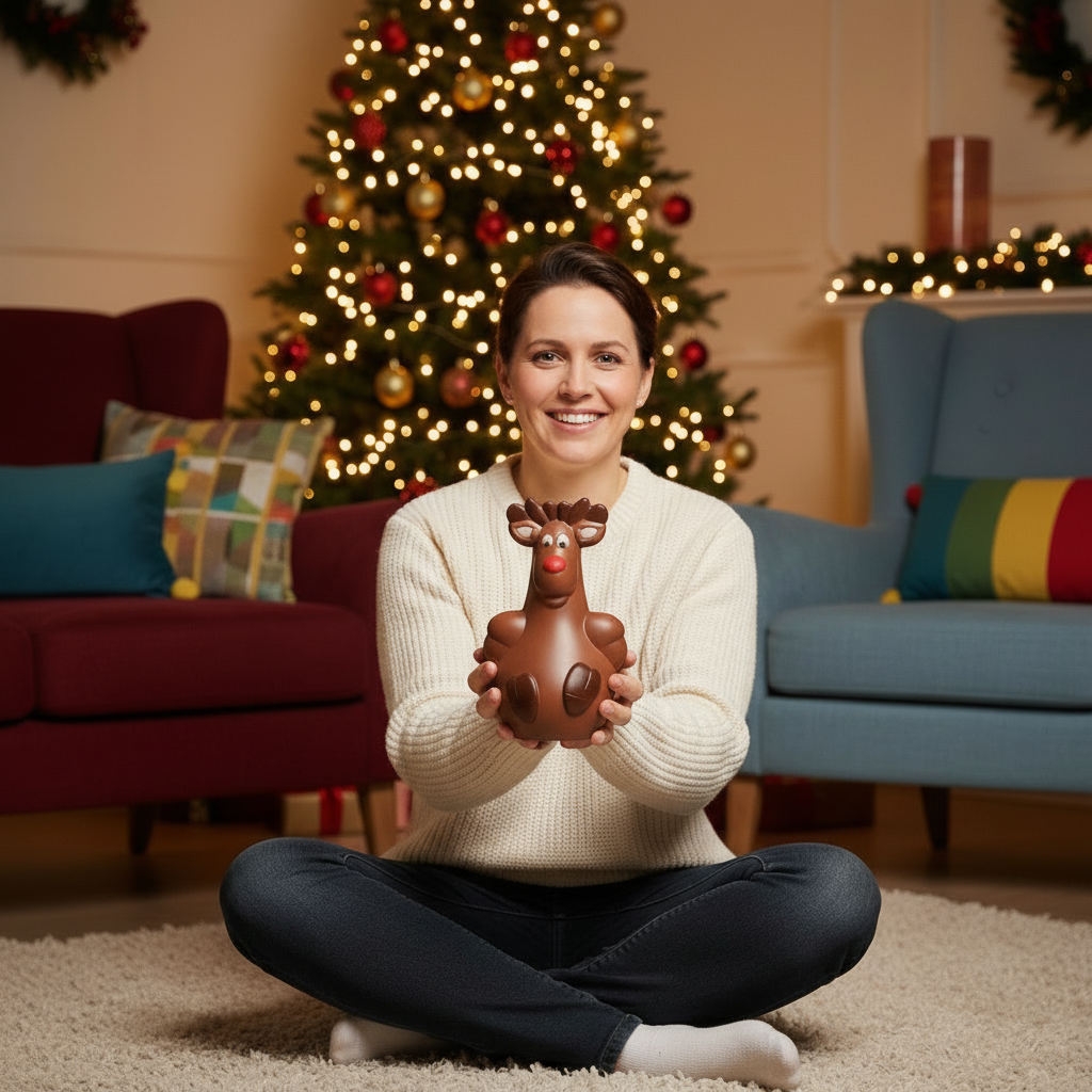 Milk chocolate Rudolph 80g