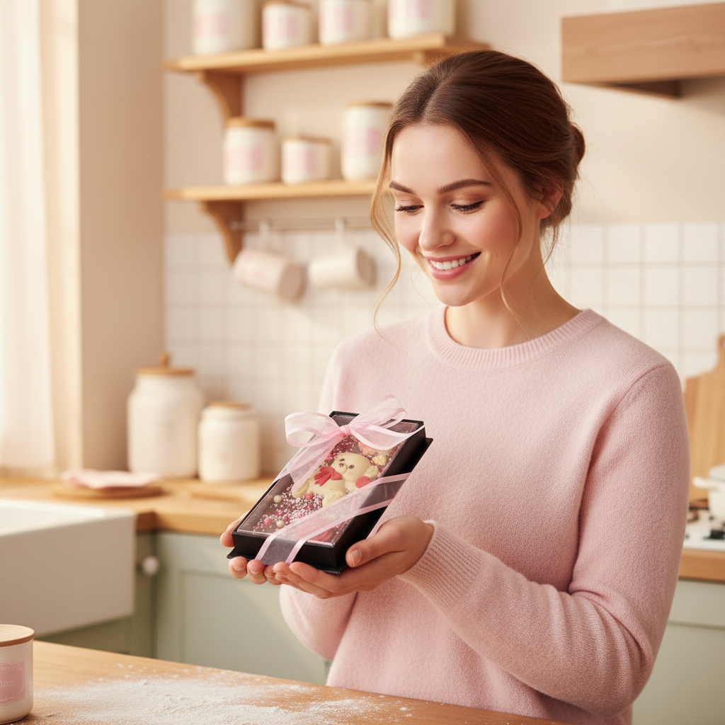 Milk chocolate love bear bar 120g