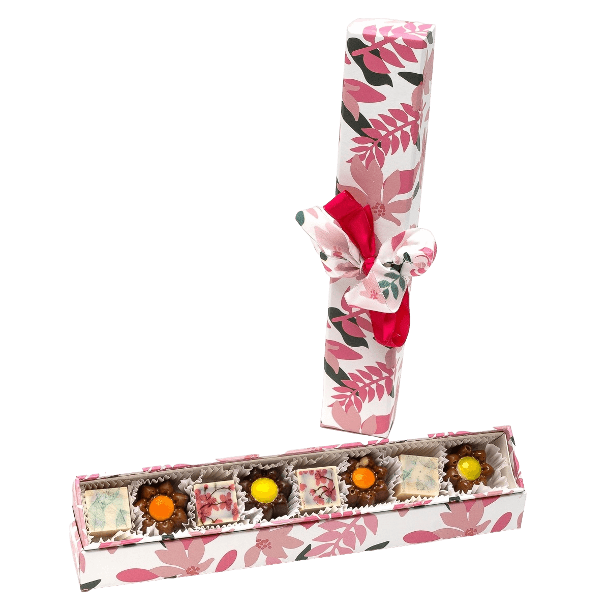 Spring box of 7 pralines 135g