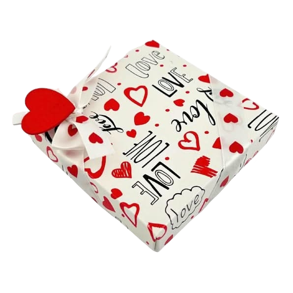 Love box of 4 Belgian pralines 50g