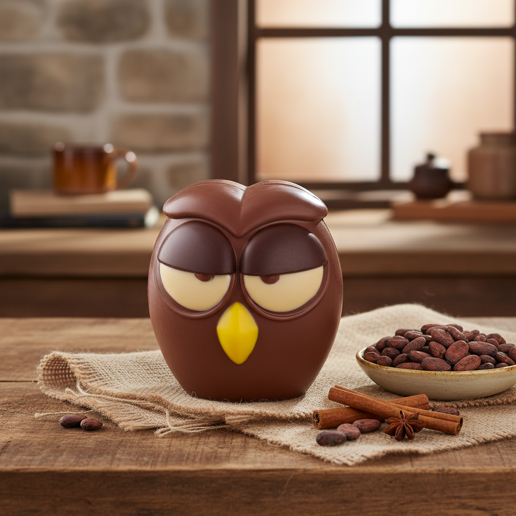 Milk chocolate owl Alfie 200g