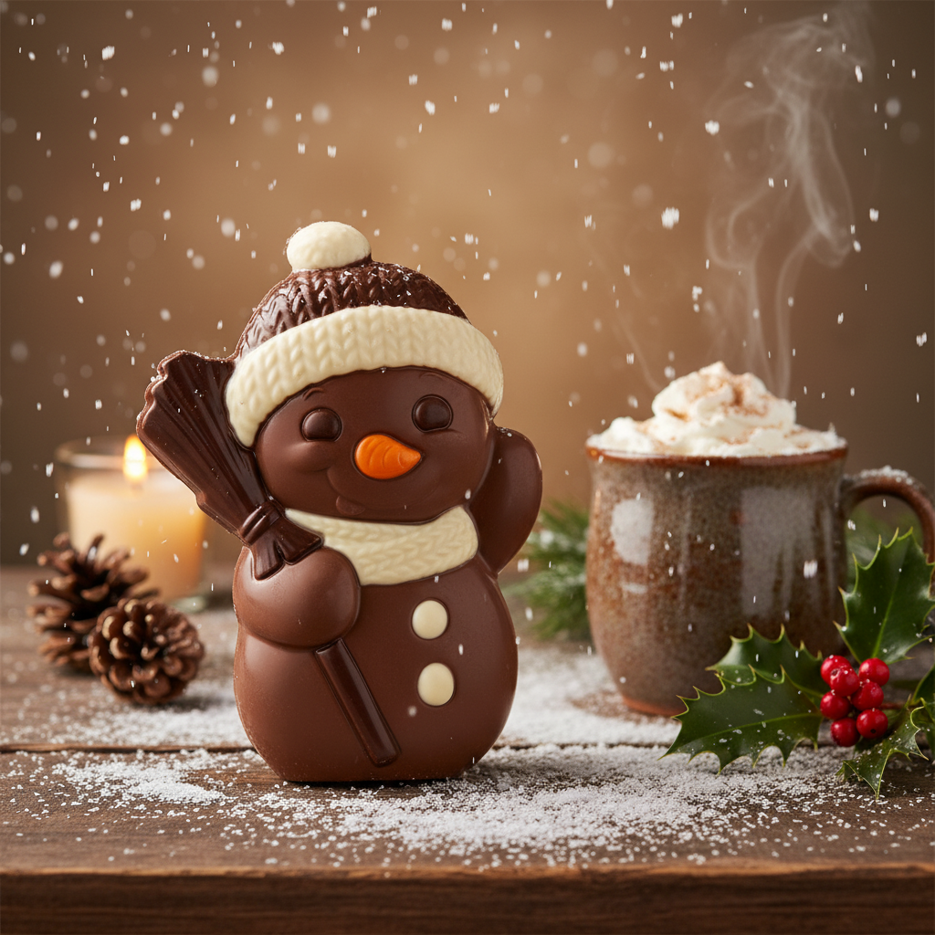 Milk chocolate little snowman 150g