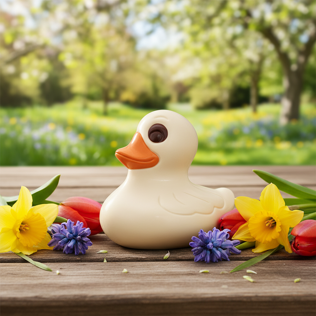 White chocolate duck 150g