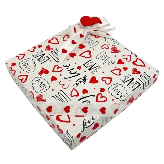 Love box of 9 Belgian pralines 135g