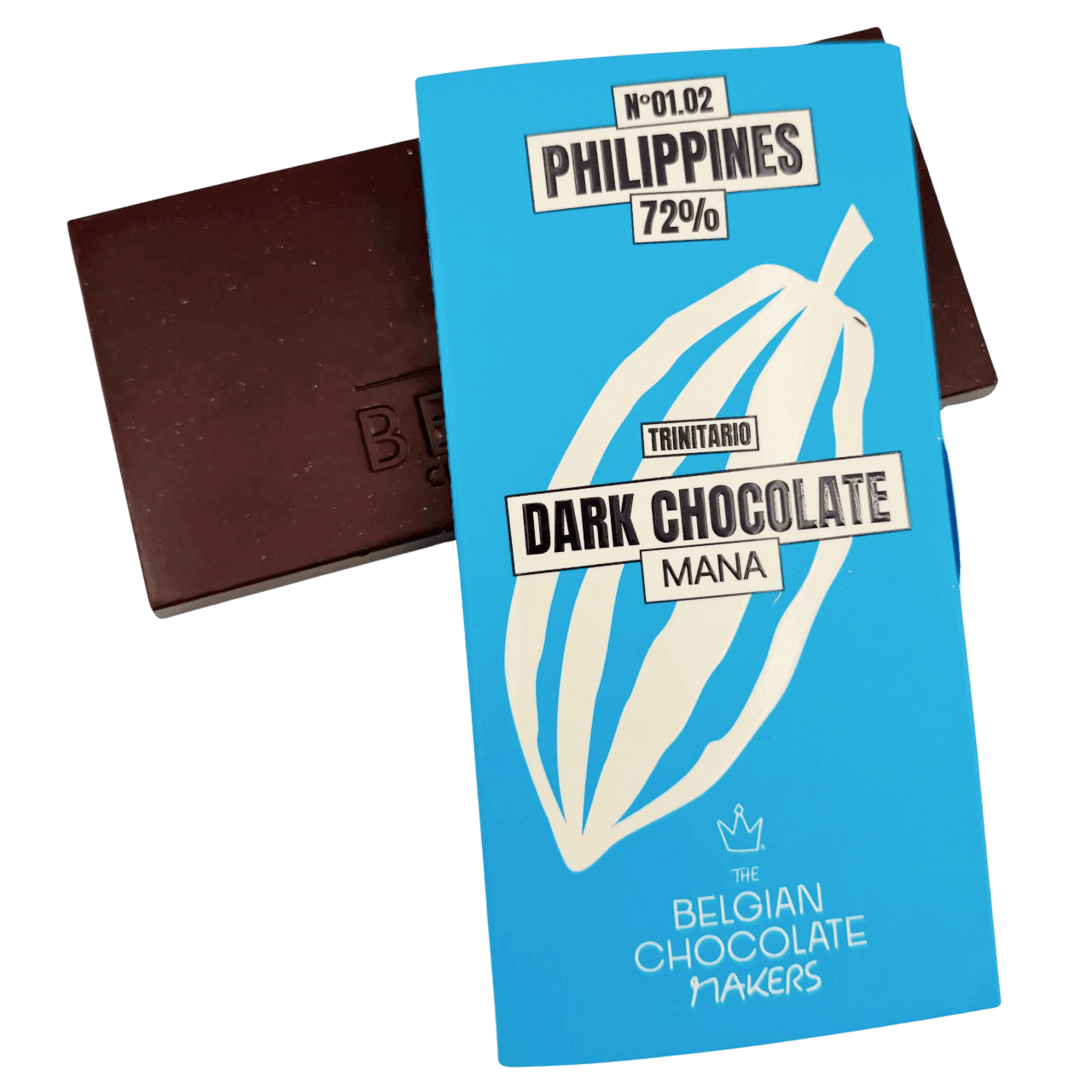 Chocolate bar origin Philippines Mana 72%