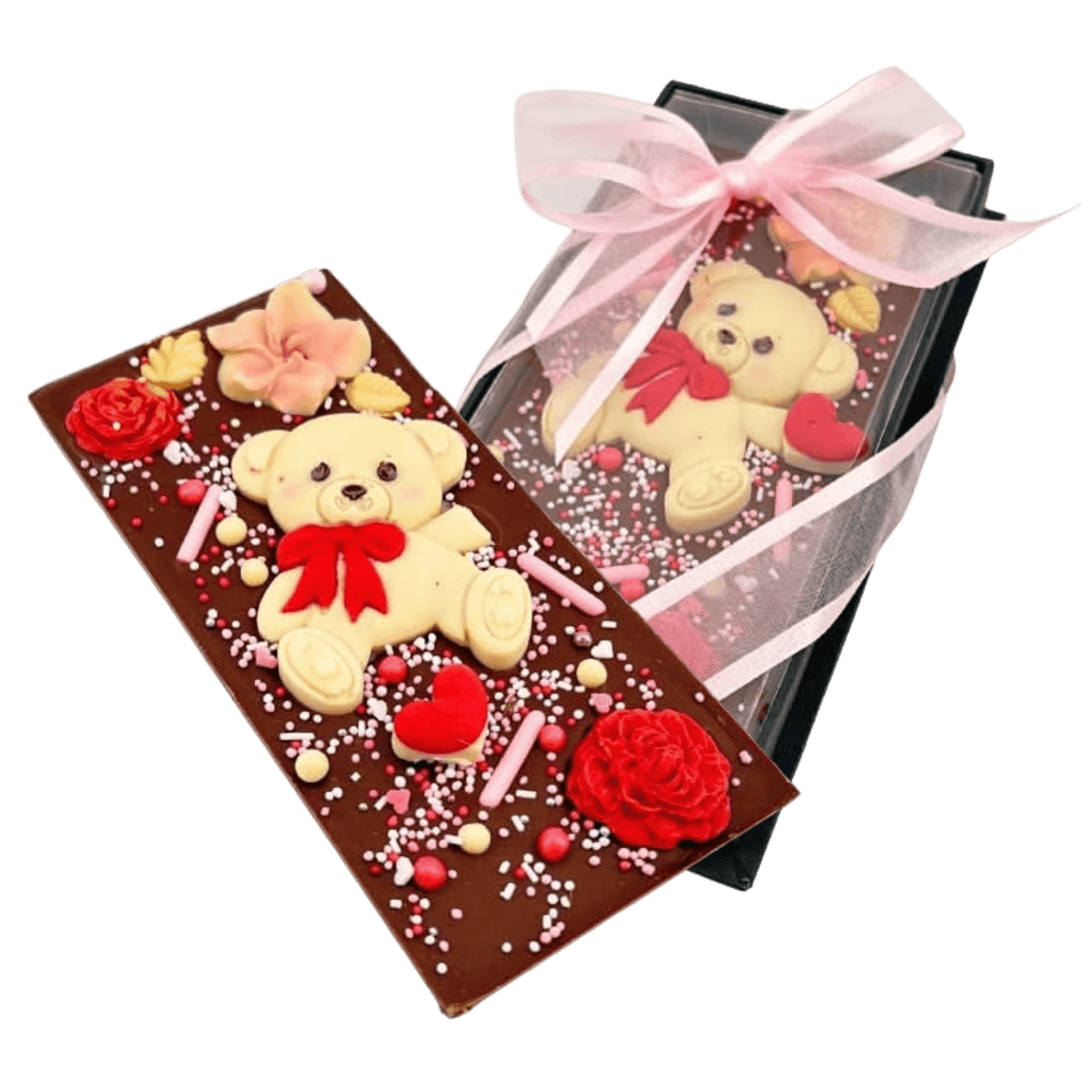 Milk chocolate love bear bar 120g