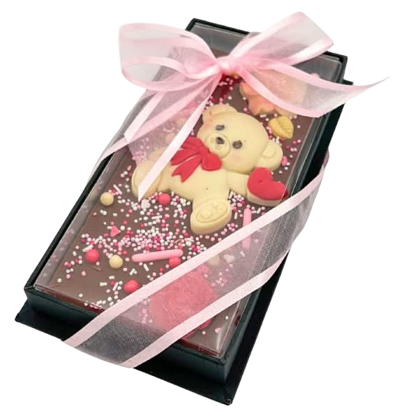 Milk chocolate love bear bar 120g