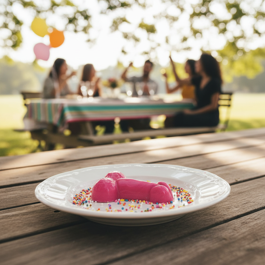 White chocolate naughty caramel treat 190g (pink)