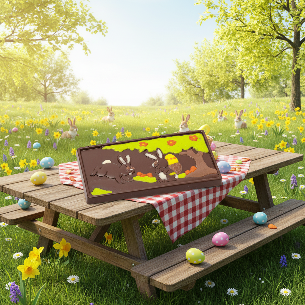 Dark chocolate Easter bar 120g