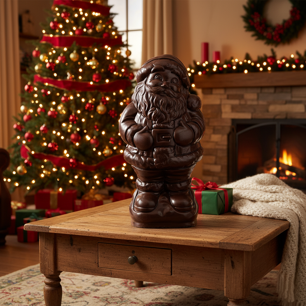 Dark chocolate Santa Claus 3 Kgs