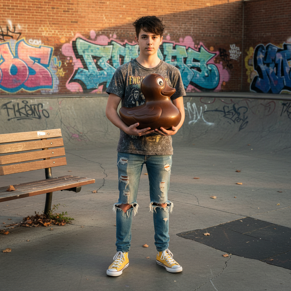 Milk chocolate duck 420g