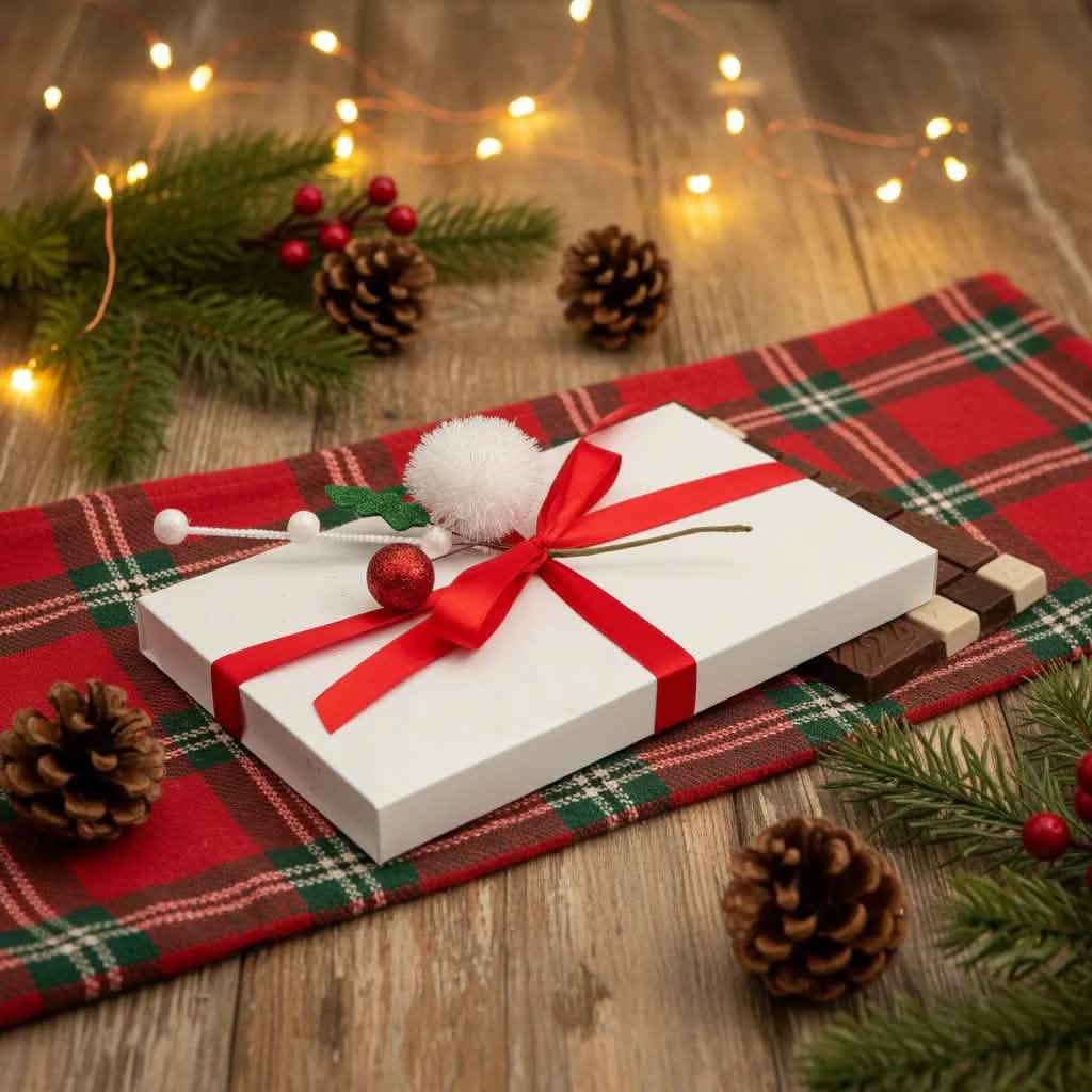 Milk chocolate Christmas advent calendar bar 200g